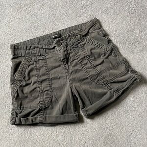 Green Cargo Shorts